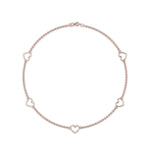 Load image into Gallery viewer, open-heart-chain-bracelet-in-FD-BRC8650-NL-RG