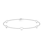 Load image into Gallery viewer, open-heart-chain-bracelet-in-FD-BRC8650-NL-WG