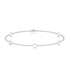 Load image into Gallery viewer, open-heart-chain-bracelet-in-white-gold-FD-BRC8650-NL-WG