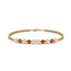 Load image into Gallery viewer, Dual Chain Round Diamond Bar Bracelet