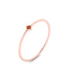 Load image into Gallery viewer, orange-sapphire-princess-stackable-ring-band-in-rose-gold-FD9390PRRGSAOR-NL-RG.jpg