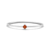 Load image into Gallery viewer, Princess Cut Stackable Ring Band