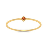 Load image into Gallery viewer, orange-sapphire-princess-stackable-ring-band-in-yellow-gold-FD9390PRRGSAOR-NL-YG.jpg