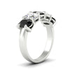 Load image into Gallery viewer, oval-5-stone-wedding-band-black-diamond-4-carat-in-white-gold-fdwb8008ovblackangle2-4.00ct-nl-wg.jpg