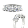 Load image into Gallery viewer, oval-5-stone-wedding-band-diamond-4-carat-in-platinum-fdwb8008ovangle3-4.00ct-nl-wg.jpg