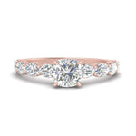Load image into Gallery viewer, Oval Accented Cushion Cut Engagement Ring