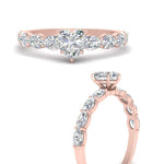 Load image into Gallery viewer, Oval Accented Heart Shaped Engagement Ring