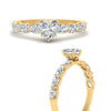 Load image into Gallery viewer, Oval Accented Heart Shaped Engagement Ring