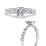 Load image into Gallery viewer, Oval Accented Radiant Cut Engagement Ring