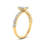 Load image into Gallery viewer, Oval Accented Radiant Cut Engagement Ring