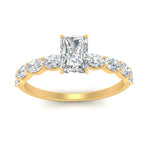 Load image into Gallery viewer, Oval Accented Radiant Cut Engagement Ring