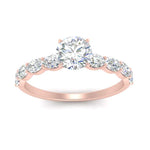 Load image into Gallery viewer, Oval Accented Round Cut Engagement Ring