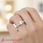 Load image into Gallery viewer, oval-accented-round-cut-engagement-ring-white-gold-fdenr10064-model