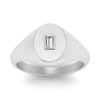 Load image into Gallery viewer, Gold Baguette Signet Ring