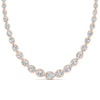 Load image into Gallery viewer, oval-bezel-set-diamond-station-necklace-for-women-in-rose-gold-fdnk11733angle1-nl-rg