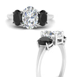 Load image into Gallery viewer, oval-black-diamond-3-stone-basket-engagement-ring-in-white-gold-FD10416OVRGBLACKANGLE3-NL-WG
