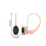 Load image into Gallery viewer, oval-black-diamond-lever-back-2-ctw.-solitaire-earrings-in-rose-gold-FDEAR9225OVGBLACK-2.00CT-NL-RG