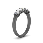 Load image into Gallery viewer, oval-cut-five-stone-wedding-band-0.50-carat-in-black-gold-FD8008OVB-0.50CT-NL-BG.jpg
