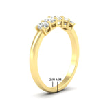 Load image into Gallery viewer, oval-cut-five-stone-wedding-diamond-band-0.50-carat-in-yellow-gold-fdwb8008ovangle2-0.50ct-nl-yg-hw.jpg?v=1773047587