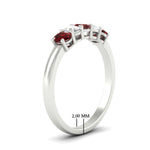 Load image into Gallery viewer, oval-cut-five-stone-wedding-ruby-band-0.50-carat-in-white-gold-fdwb8008ovgrudrangle2-0.50ct-nl-wg-hw_16b7b717-2a09-43d1-be9a-0b95ec301878.jpg?v=1773047587