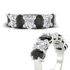 Load image into Gallery viewer, 4 Carat Oval Shaped Seven Stone Anniversary Band