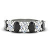 Load image into Gallery viewer, 4 Carat Oval Shaped Seven Stone Anniversary Band
