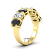 Load image into Gallery viewer, 4 Carat Oval Shaped Seven Stone Anniversary Band