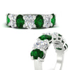 Load image into Gallery viewer, oval-cut-seven-stone-emerald-4-ct-anniversary-band-in-white-gold-fdwb8008ovgemgr-angle3-4.00ct-nl-wg.jpg