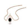 Load image into Gallery viewer, oval-halo-black-diamond-pave-drop-necklace-in-rose-gold-fdpd11545gblack-nl-rg.jpg?v=1768542845