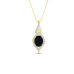 Load image into Gallery viewer, Oval Halo Pave Drop Necklace
