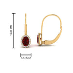 Load image into Gallery viewer, oval-halo-hoop-ruby-earrings-in-yellow-gold-FDEAR10101GRUDR-NL-YG.jpg
