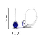 Load image into Gallery viewer, oval-halo-hoop-sapphire-earrings-in-white-gold-FDEAR10101GSABL-NL-WG.jpg