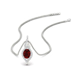 Load image into Gallery viewer, Oval Halo Pave Drop Necklace
