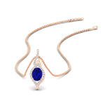 Load image into Gallery viewer, Oval Halo Pave Drop Necklace