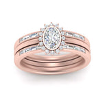 Load image into Gallery viewer, oval-halo-stacking-baguette-rings-in-FD10096OV-NL-RG