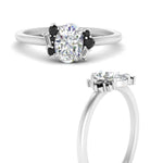 Load image into Gallery viewer, oval-offbeat-modern-black-diamond-engagement-ring-in-FD10080OVRGBLACKANGLE3-NL-WG