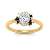 Load image into Gallery viewer, oval-offbeat-modern-black-diamond-engagement-ring-in-FD10080OVRGBLACKANGLE3-NL-YG