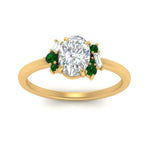 Load image into Gallery viewer, oval-offbeat-modern-emerald-engagement-ring-in-FD10080OVRGEMGRANGLE3-NL-YG