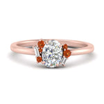 Load image into Gallery viewer, oval-offbeat-modern-orange-sapphire-engagement-ring-in-FD10080OVRGSAORANGLE3-NL-RG