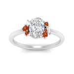 Load image into Gallery viewer, oval-offbeat-modern-orange-sapphire-engagement-ring-in-FD10080OVRGSAORANGLE3-NL-WG