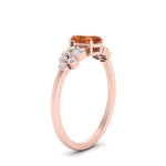 Load image into Gallery viewer, oval-orange-sapphire-cluster-diamond-ring-in-rose-gold-FDENS3110OVRGSAOR-NL-RG-GS.jpg