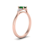 Load image into Gallery viewer, oval-petite-cathedral-emerald-ring-in-rose-gold-FD9275OVR-NL-RG-GS.jpg