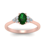 Load image into Gallery viewer, oval-petite-cathedral-emerald-ring-in-rose-gold-FD9275OVR-NL-RG-GS.jpg