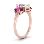 Load image into Gallery viewer, oval-pink-sapphire-3-stone-basket-engagement-ring-in-rose-gold-FD10416OVRGSADPRIANGLE2-NL-RG_d9bbbf21-c3ea-4475-aeed-3e24d9212443