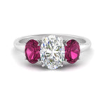 Load image into Gallery viewer, oval-pink-sapphire-3-stone-basket-engagement-ring-in-white-gold-FD10416OVRGSADPRI-NL-WG