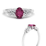 Load image into Gallery viewer, oval-pink-sapphire-cluster-diamond-ring-in-white-gold-FDENS3110OVRGSADRPI-NL-WG-GS.jpg