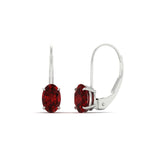 Load image into Gallery viewer, oval-ruby-lever-back-2-ctw.-solitaire-earrings-in-white-gold-FDEAR9225OVGRUDR-2.00CT-NL-WG