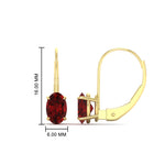 Load image into Gallery viewer, oval-ruby-lever-back-2-ctw.-solitaire-earrings-in-yellow-gold-FDEAR9225OVGRUDR-2.00CT-NL-YG