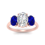 Load image into Gallery viewer, oval-sapphire-3-stone-basket-engagement-ring-in-rose-gold-FD10416OVRGSABLANGLE5-NL-RG_5376204d-7bc2-42d3-b3a8-067cbc13e27d