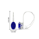 Load image into Gallery viewer, oval-sapphire-lever-back-2-ctw.-solitaire-earrings-in-white-gold-FDEAR9225OVGSABL-2.00CT-NL-WG